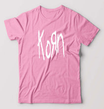 Load image into Gallery viewer, Korn T-Shirt for Men-Light Baby Pink-Ektarfa.online
