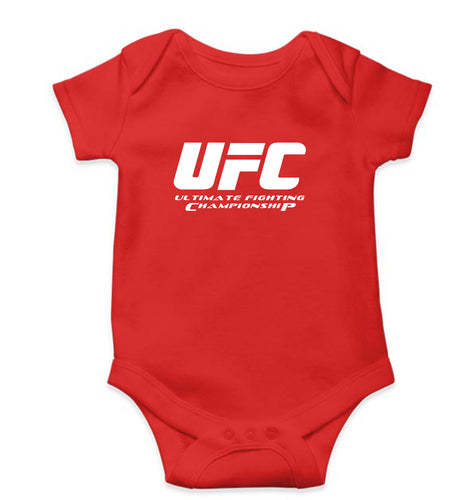 UFC Romper For Baby Boy/Girl-Red-Ektarfa.online