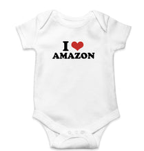 Load image into Gallery viewer, I LOVE AMAZON Romper For Baby Boy/Girl-White-Ektarfa.online
