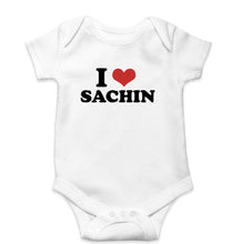 Load image into Gallery viewer, I LOVE SACHIN Romper For Baby Boy/Girl-White-Ektarfa.online
