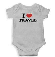 Load image into Gallery viewer, I LOVE TRAVEL Romper For Baby Boy/Girl-Grey-Ektarfa.online

