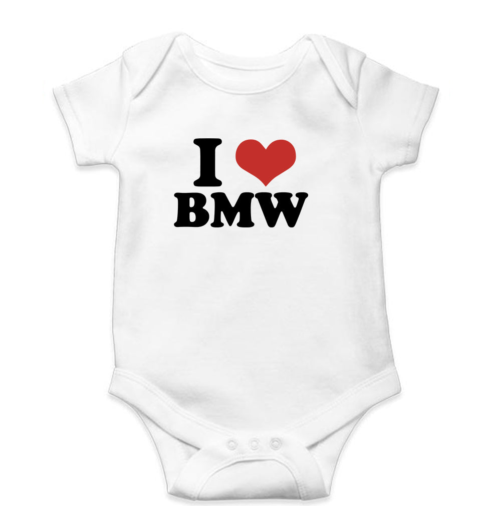 I LOVE BMW Romper For Baby Boy/Girl-White-Ektarfa.online