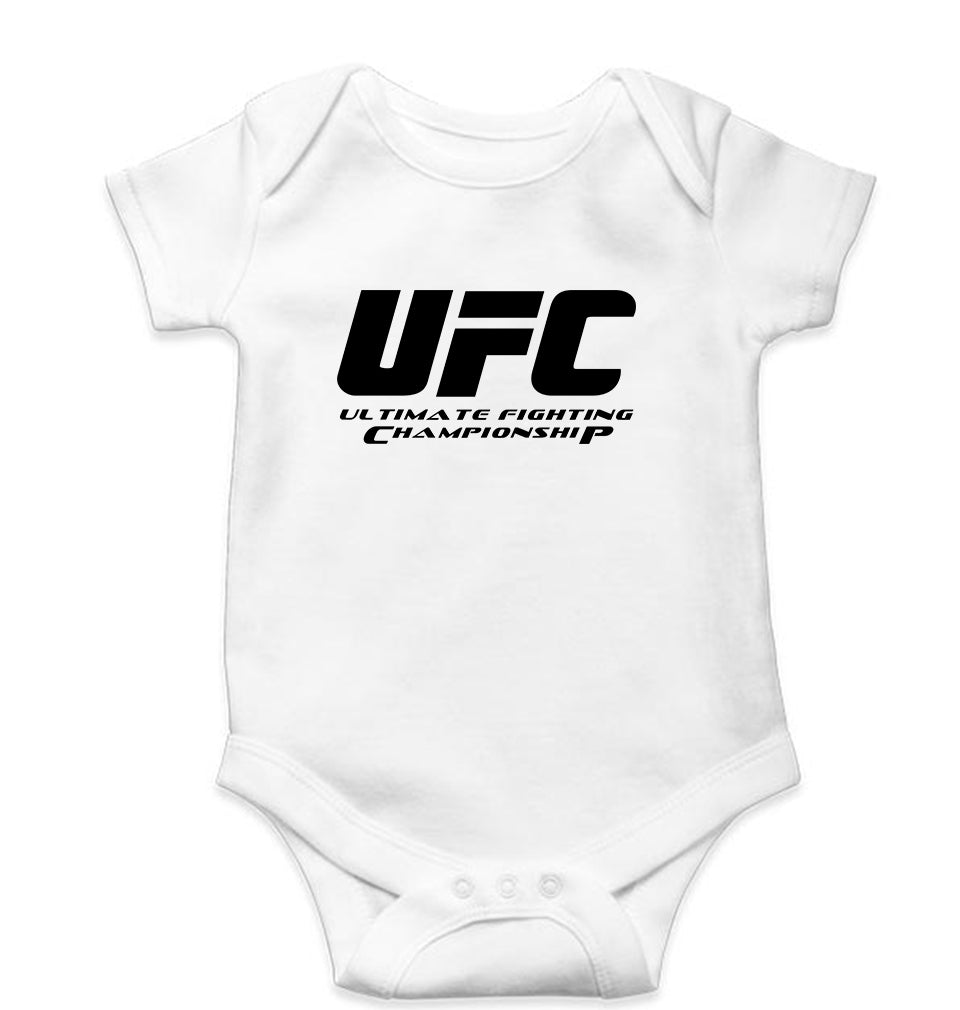 UFC Romper For Baby Boy/Girl-White-Ektarfa.online