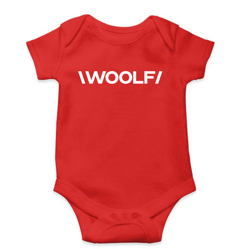 woolf university Romper For Baby Boy/Girl-Red-Ektarfa.online
