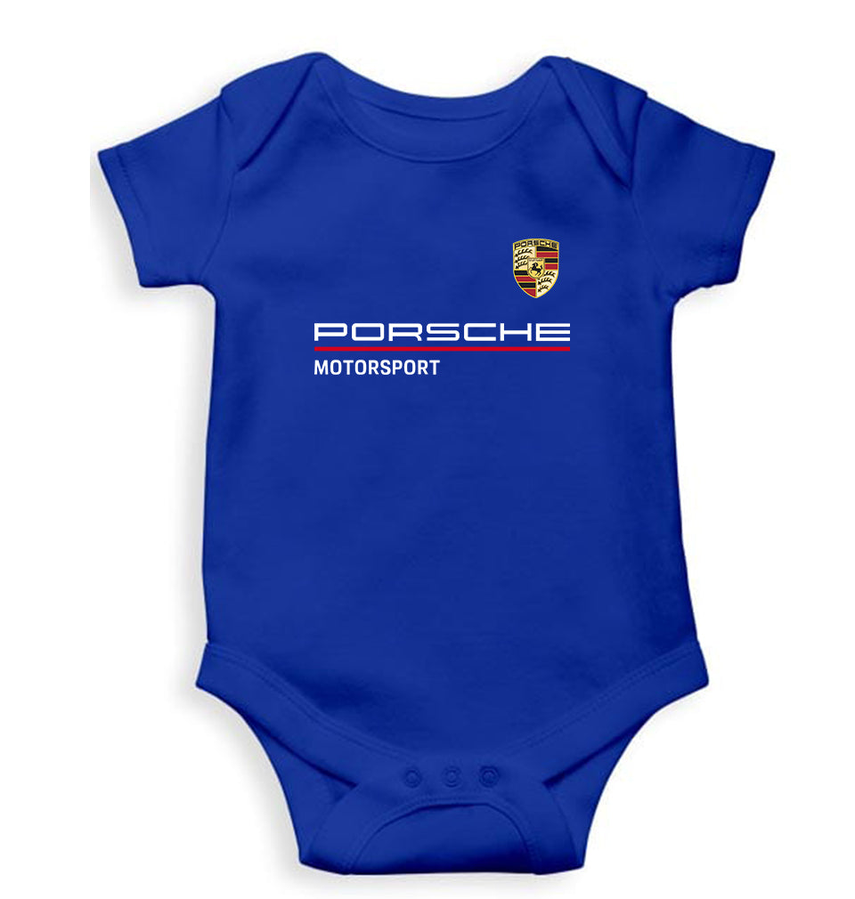 Porsche Romper For Baby Boy/Girl-Royal Blue-Ektarfa.online