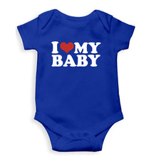 Load image into Gallery viewer, I LOVE MY BABY Romper For Baby Boy/Girl-Royal Blue-Ektarfa.online
