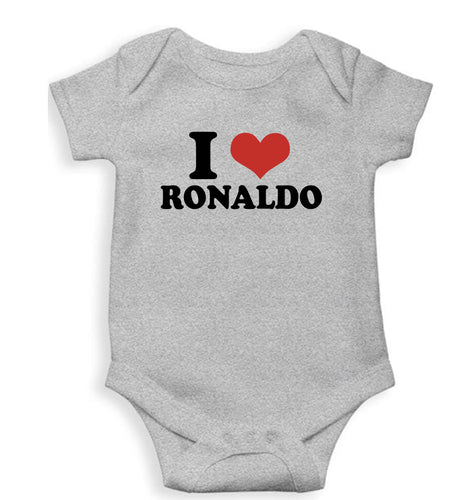 I LOVE RONALDO Romper For Baby Boy/Girl-Grey-Ektarfa.online