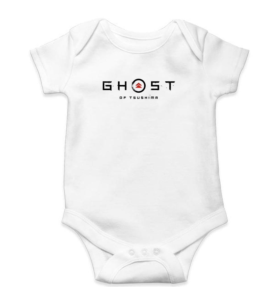 Ghost of Tsushima Romper For Baby Boy/Girl-White-Ektarfa.online
