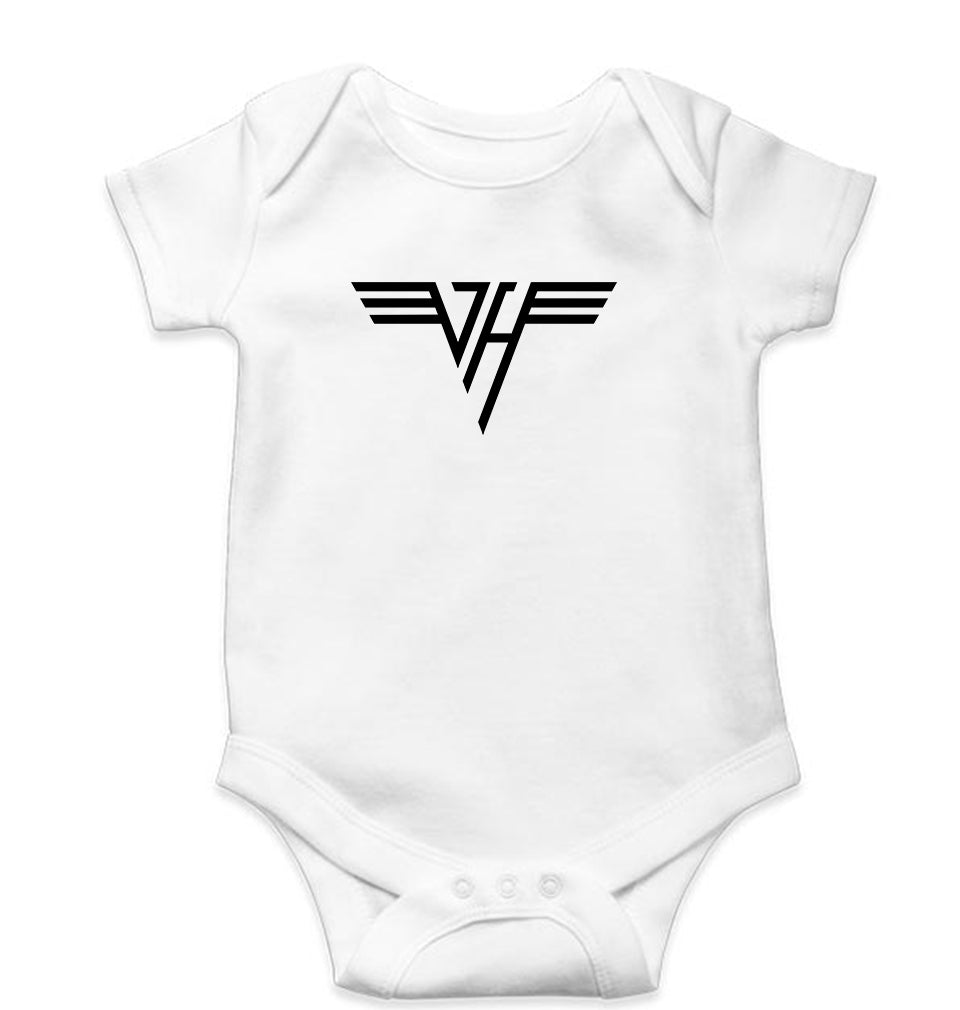 van halen Romper For Baby Boy/Girl-White-Ektarfa.online