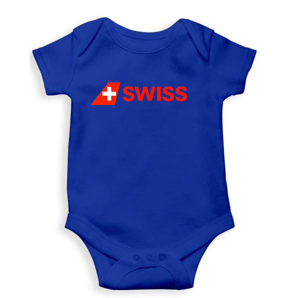 swiss Romper For Baby Boy/Girl-Royal Blue-Ektarfa.online