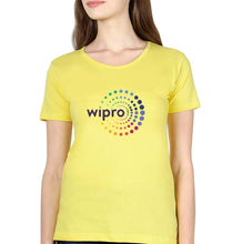 Load image into Gallery viewer, Wipro T-Shirt for Women-Yellow-Ektarfa.online
