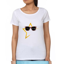 Load image into Gallery viewer, Lil Star T-Shirt for Women-White-Ektarfa.online

