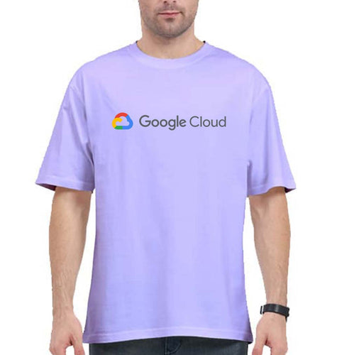 google cloud Oversized T-Shirt for Men-Lavender-Ektarfa.online