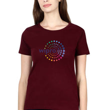 Load image into Gallery viewer, Wipro T-Shirt for Women-Maroon-Ektarfa.online
