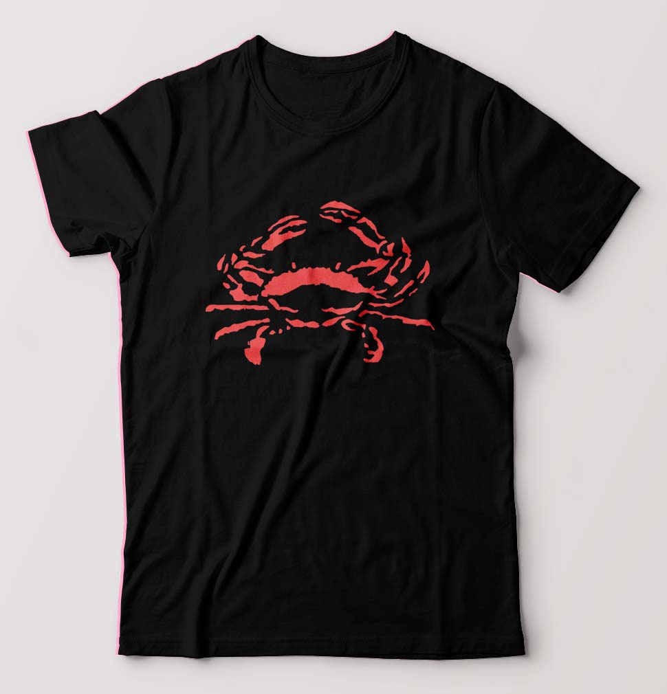 crab T-Shirt for Men-Black-Ektarfa.online