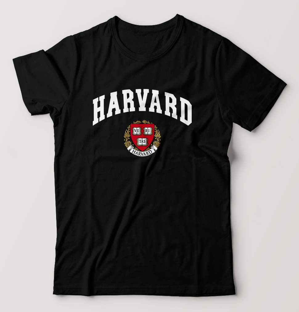 Harvard T-Shirt for Men-Black-Ektarfa.online