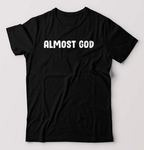 almost god T-Shirt for Men-Black-Ektarfa.online