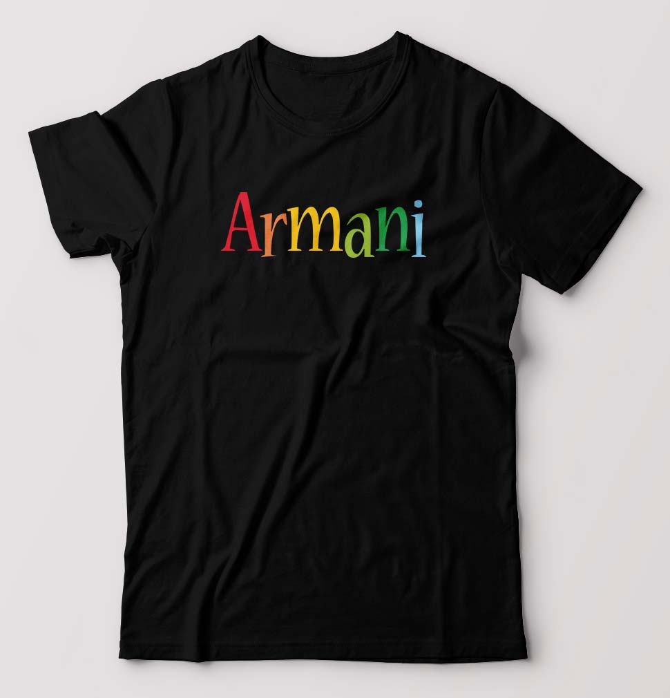 Armani T-Shirt for Men-Black-Ektarfa.online