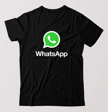 Load image into Gallery viewer, WhatsApp T-Shirt for Men-Black-Ektarfa.online
