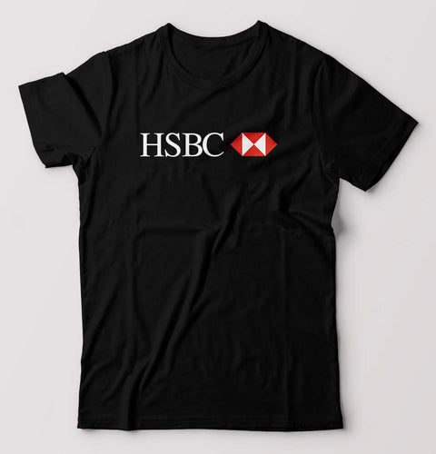 hsbc T-Shirt for Men-Black-Ektarfa.online