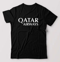 Load image into Gallery viewer, Qatar Airways T-Shirt for Men-Black-Ektarfa.online
