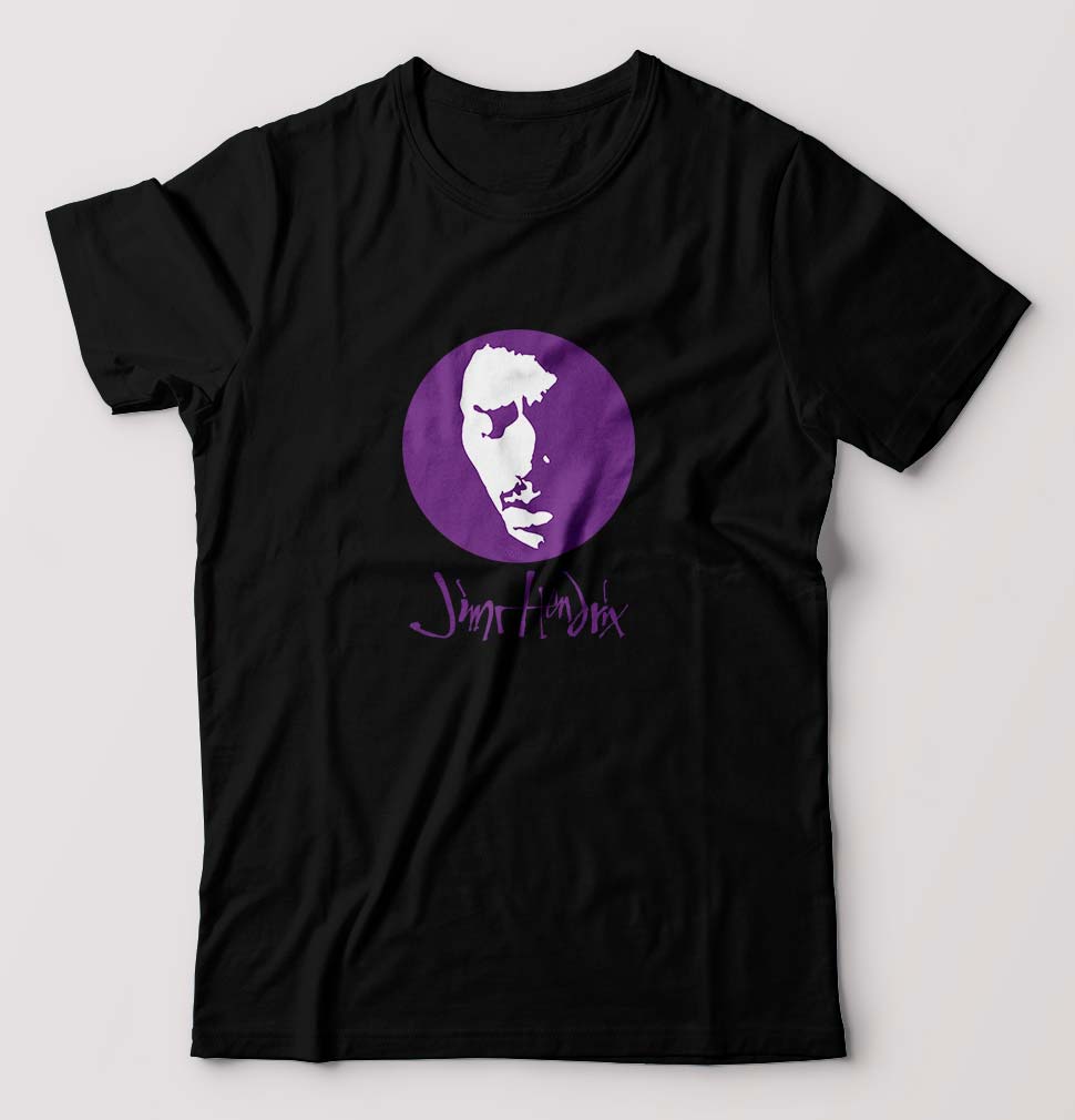Jimi Hendrix T-Shirt for Men-Black-Ektarfa.online