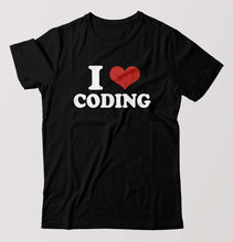 Load image into Gallery viewer, I LOVE CODING T-Shirt for Men-Black-Ektarfa.online
