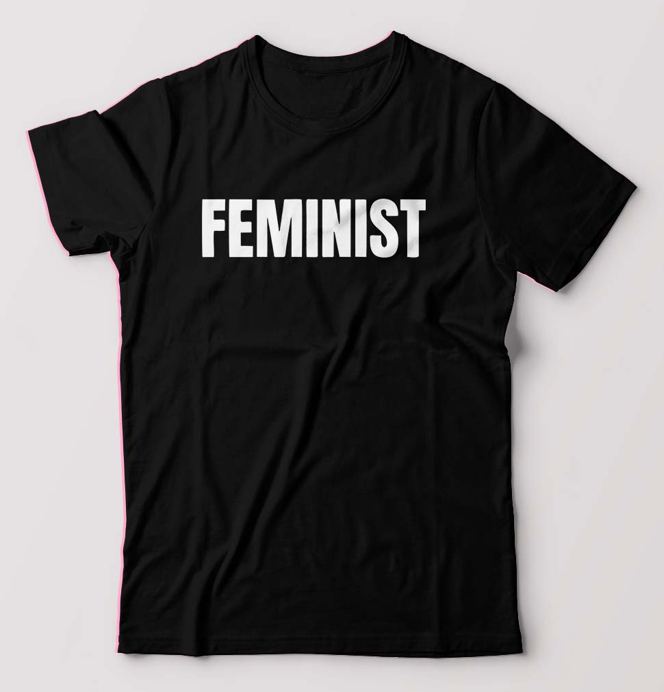 feminist T-Shirt for Men-Black-Ektarfa.online
