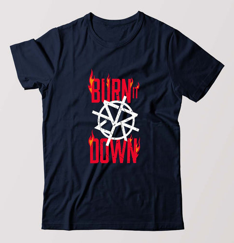 Seth Rollins T-Shirt for Men-Navy Blue-Ektarfa.online