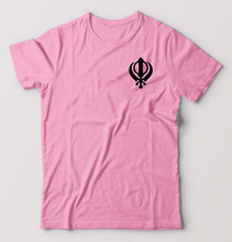 Load image into Gallery viewer, sikh T-Shirt for Men-Light Baby Pink-Ektarfa.online
