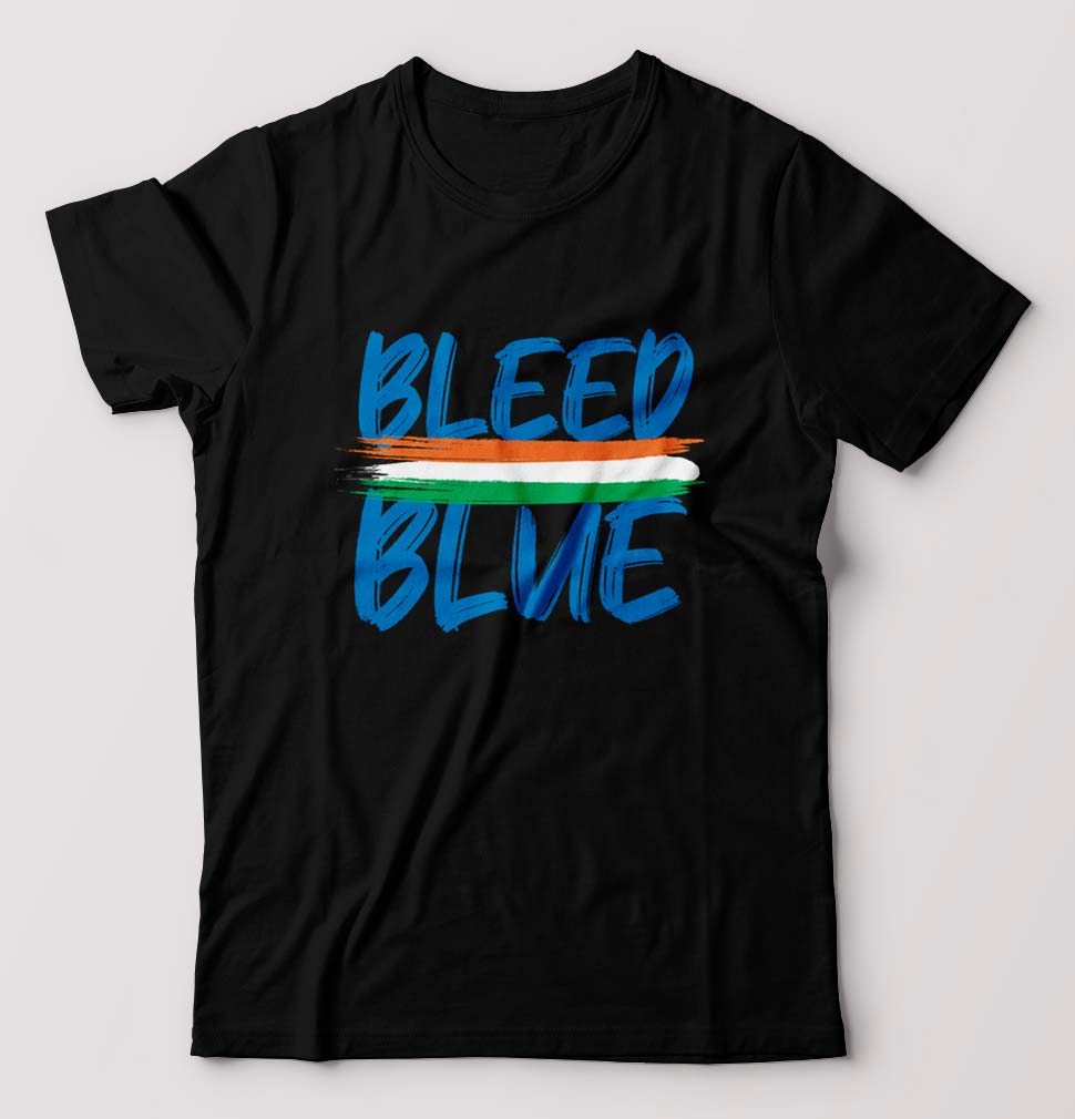 bleed blue T-Shirt for Men-Black-Ektarfa.online