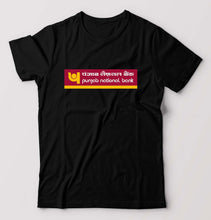 Load image into Gallery viewer, Punjab national bank (PNB) T-Shirt for Men-Black-Ektarfa.online
