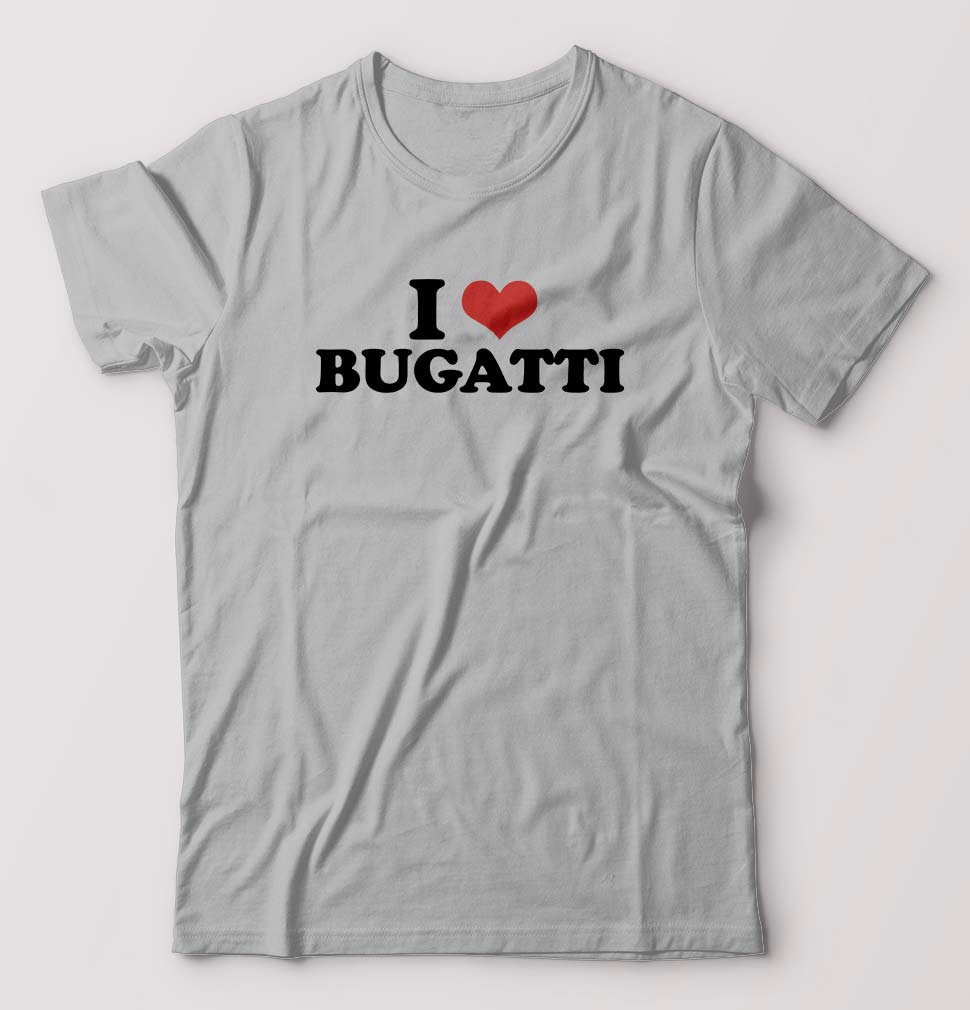 I LOVE BUGATTI T-Shirt for Men-Grey Melange-Ektarfa.online
