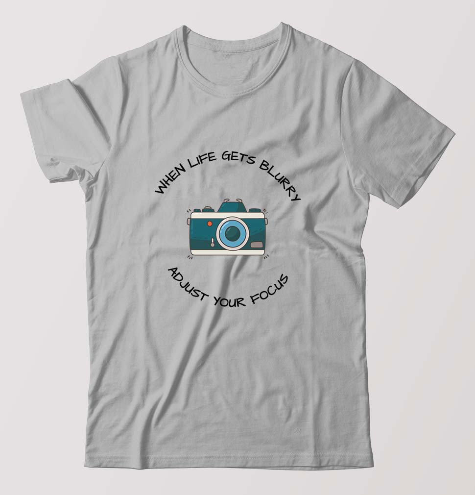 Life Photography T-Shirt for Men-Grey Melange-Ektarfa.online