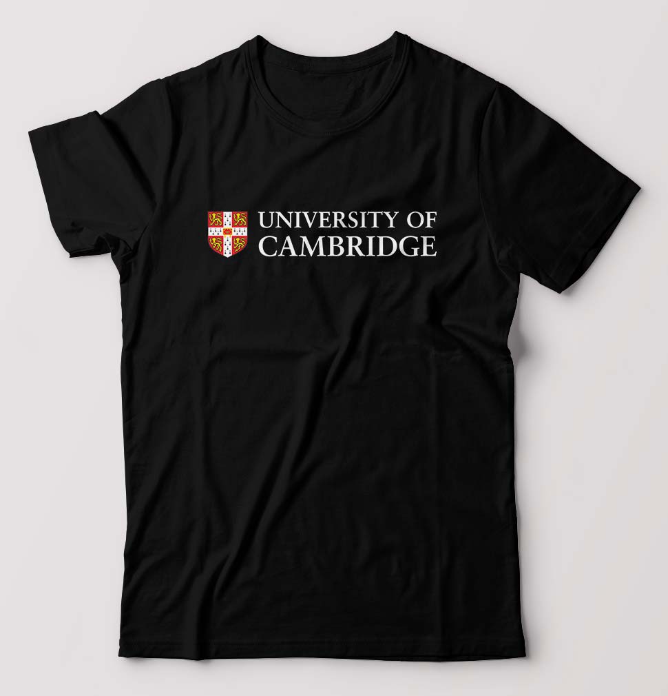 Cambridge University T-Shirt for Men-Black-Ektarfa.online
