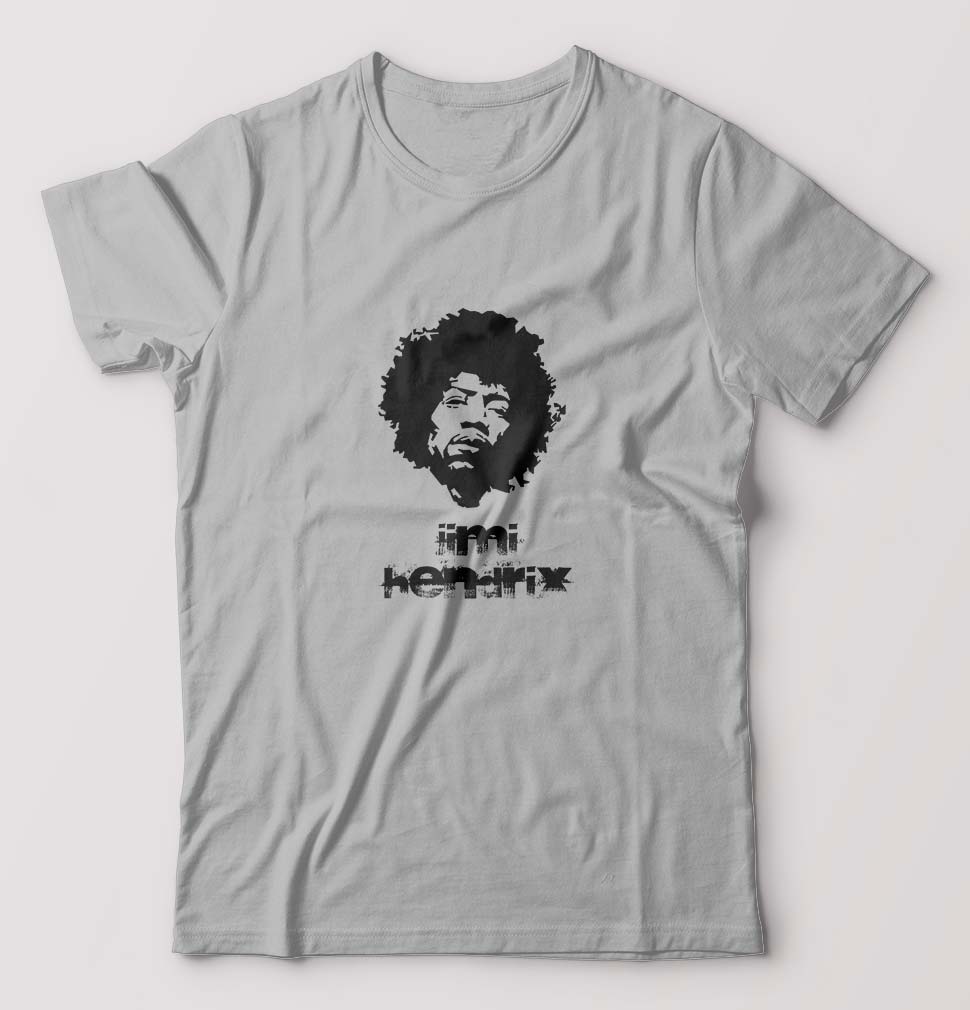 Jimi Hendrix T-Shirt for Men-Grey Melange-Ektarfa.online