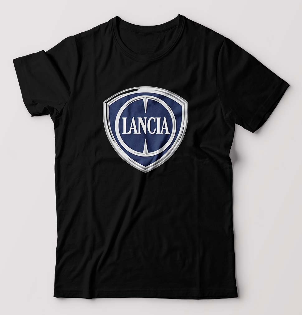 Lancia T-Shirt for Men-Black-Ektarfa.online