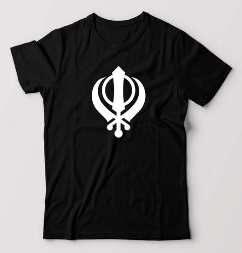 sikh T-Shirt for Men-Black-Ektarfa.online