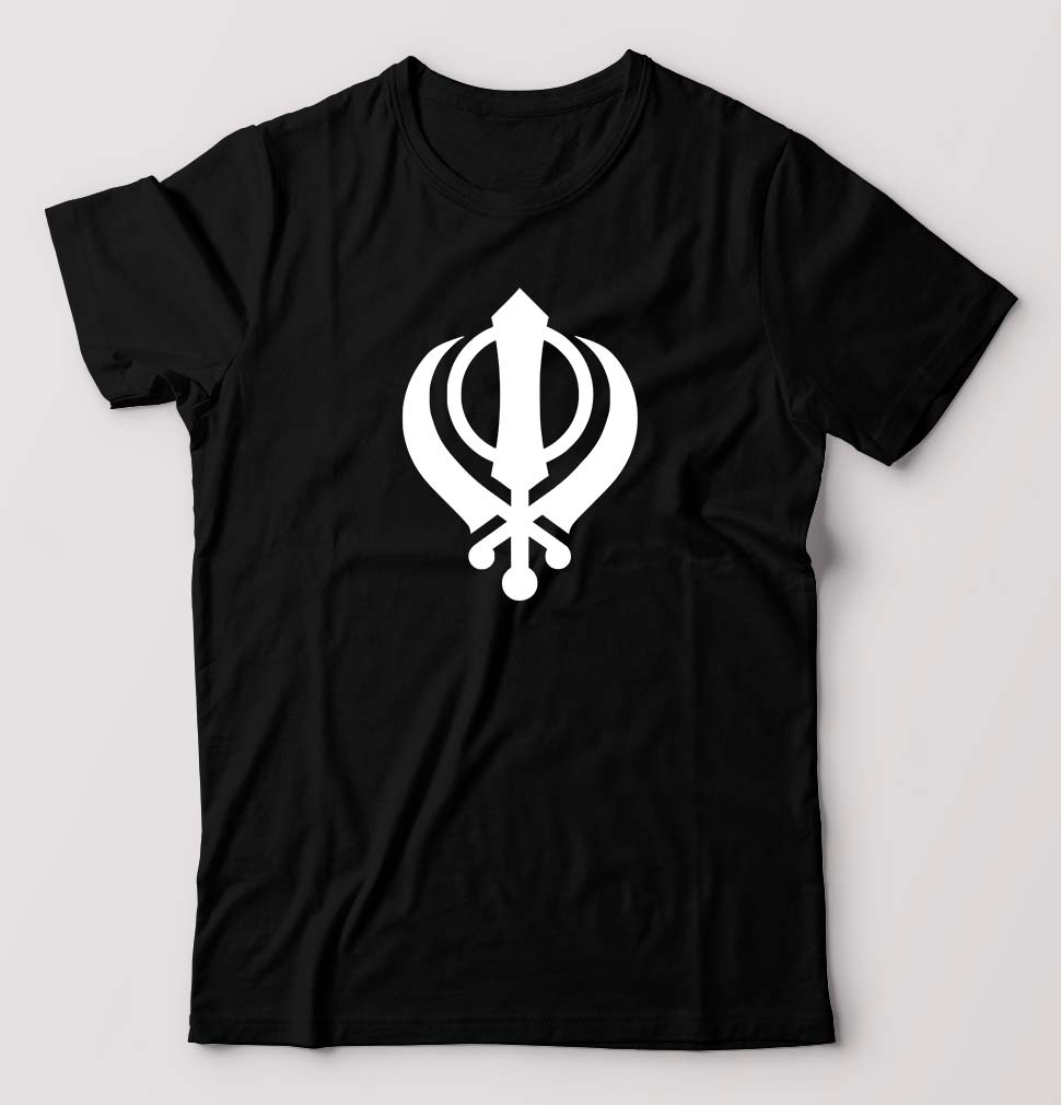 sikh T-Shirt for Men-Black-Ektarfa.online