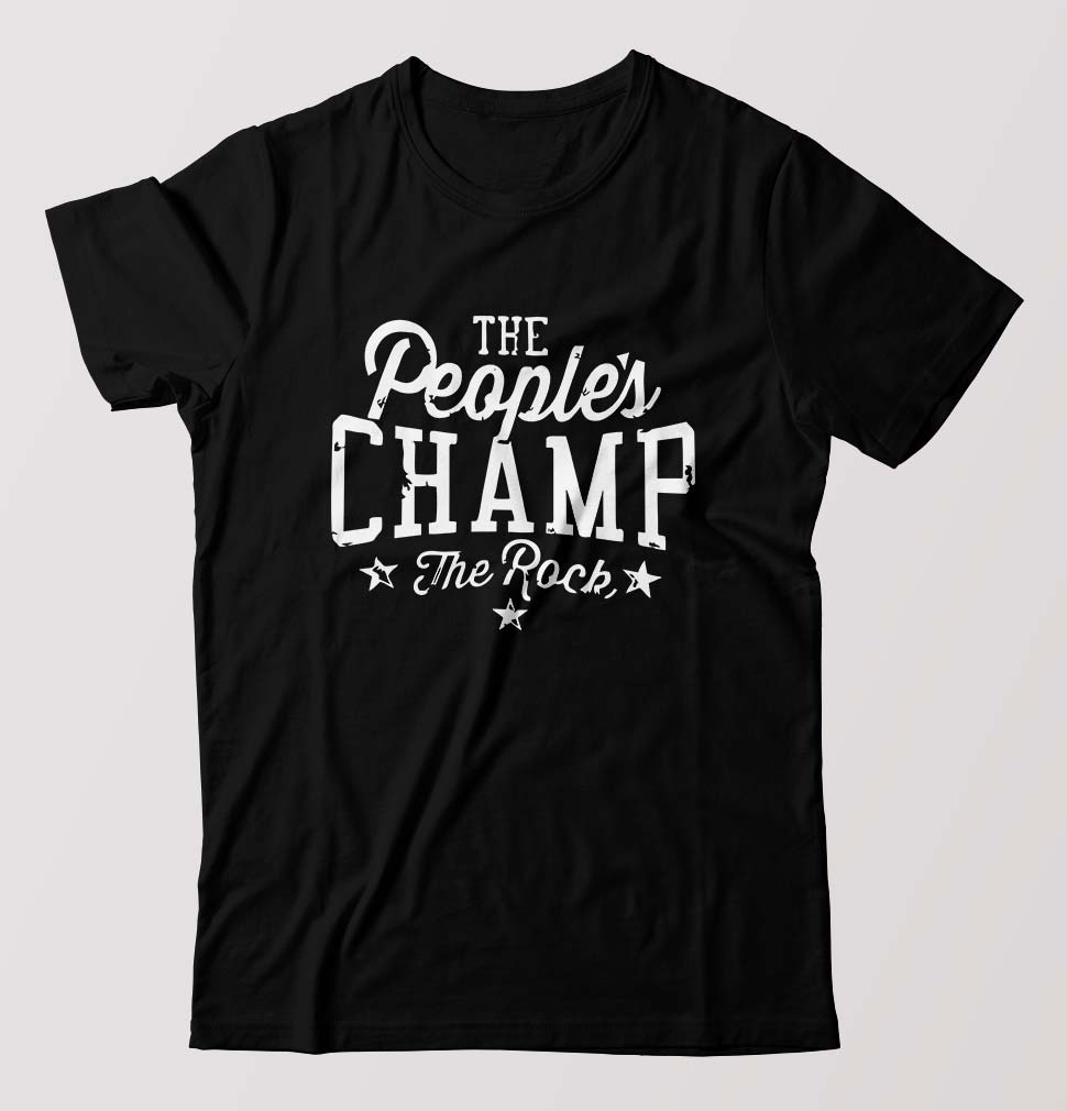 peoples champ T-Shirt for Men-Black-Ektarfa.online