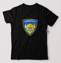 Load image into Gallery viewer, chennaiyin FC T-Shirt for Men-Black-Ektarfa.online
