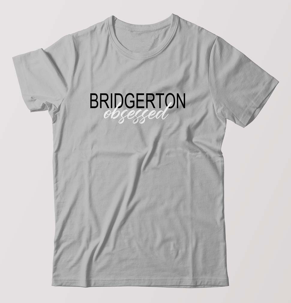 bridgerton obsessed T-Shirt for Men-Grey Melange-Ektarfa.online