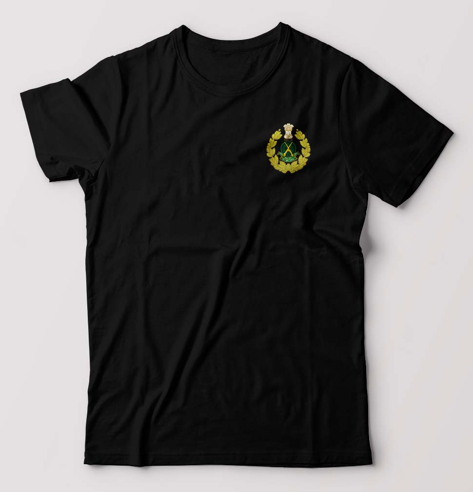 ITBP Army T-Shirt for Men-Black-Ektarfa.online