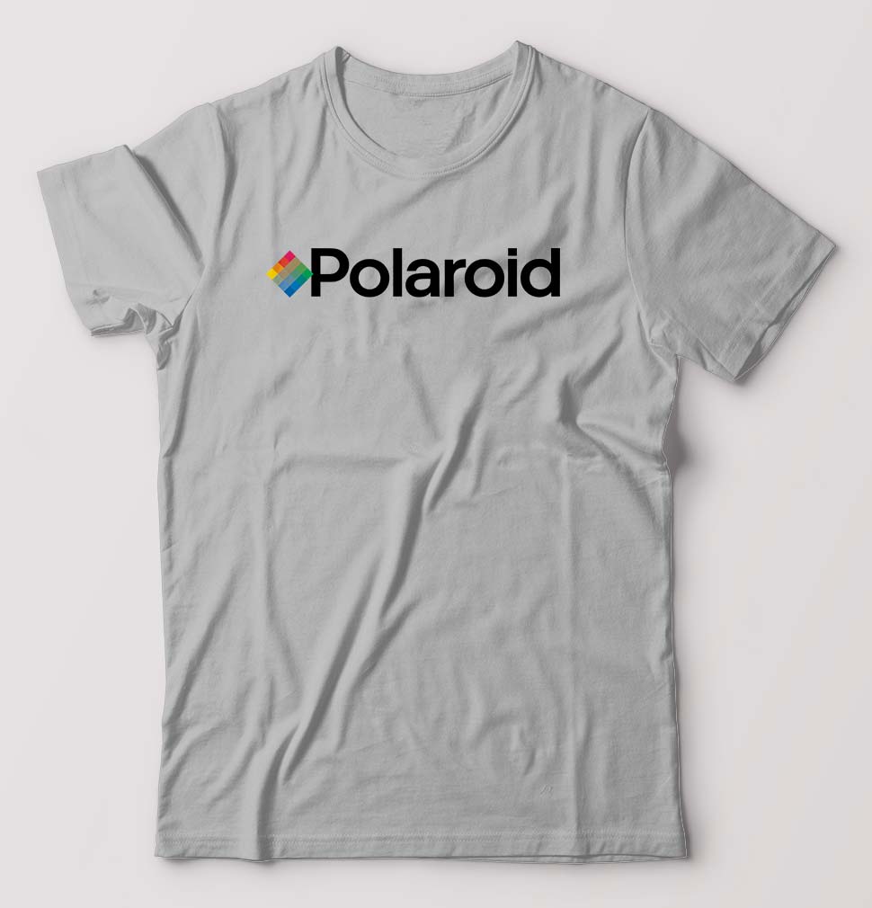 Polaroid T-Shirt for Men-Grey Melange-Ektarfa.online
