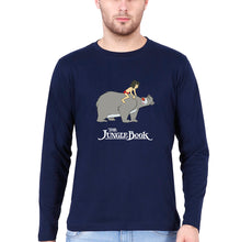 Load image into Gallery viewer, jungle book Full Sleeves T-Shirt for Men-Navy Blue-Ektarfa.online
