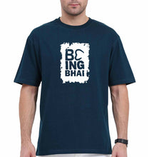 Load image into Gallery viewer, Being Bhai Oversized T-Shirt for Men-Petrol Blue-Ektarfa.online
