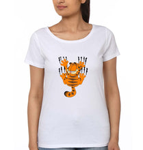 Load image into Gallery viewer, Garfield T-Shirt for Women-White-Ektarfa.online
