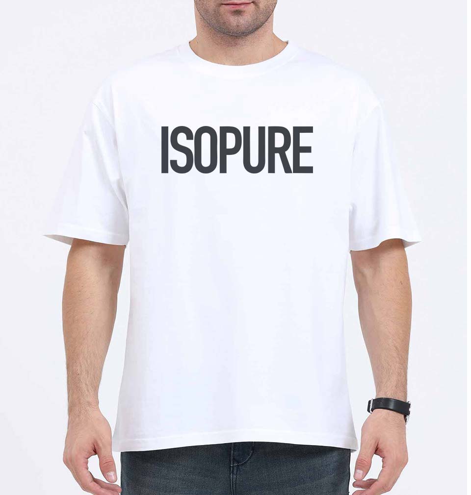 isopure Oversized T-Shirt for Men-White-Ektarfa.online