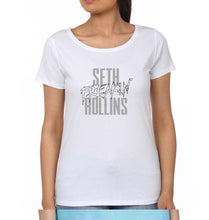 Load image into Gallery viewer, Seth Rollins T-Shirt for Women-White-Ektarfa.online
