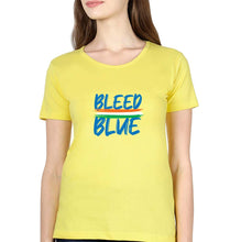 Load image into Gallery viewer, bleed blue T-Shirt for Women-Yellow-Ektarfa.online
